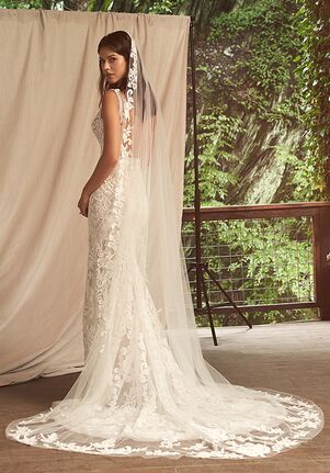 Lace Fit And Flare Wedding Dress With Open Back