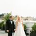 Romona Keveza Strapless Organza Gown