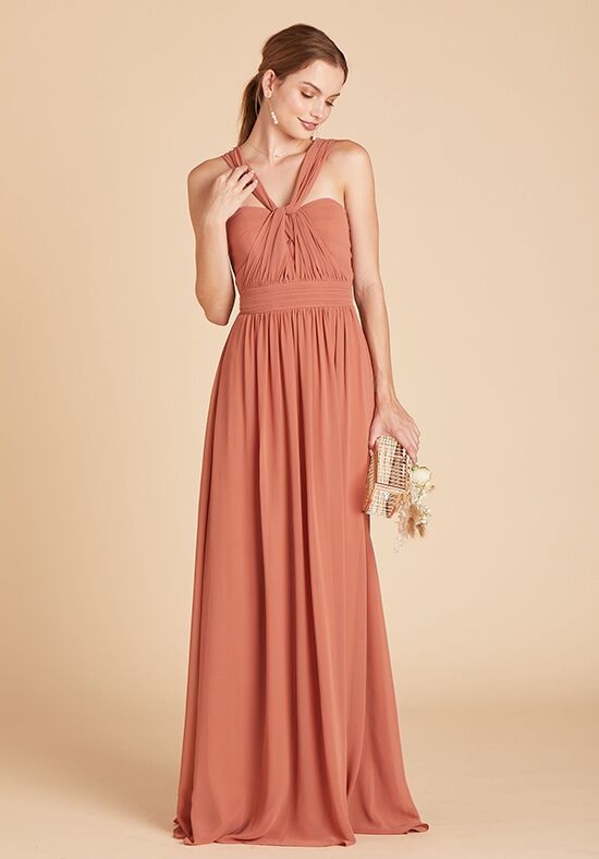 Birdy Grey Grace Convertible Dress in Terracotta Strapless Bridesmaid Dress - 1