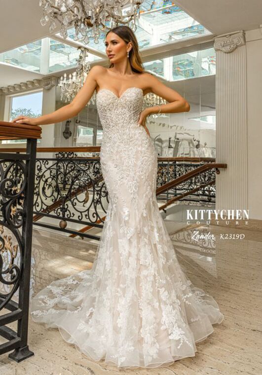 KITTYCHEN Couture ZANDER DEE, K2319 Fit-and-Flare Wedding Dress - 2