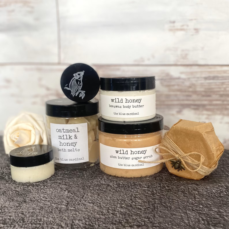 Beeswax Pampering Kit from TheBlueCardinalCo for the best 16th wedding anniversary present 