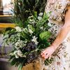 Lush Greenery Filled This Wedding at the Down Town Club in Philadelphia, Pennsylvania