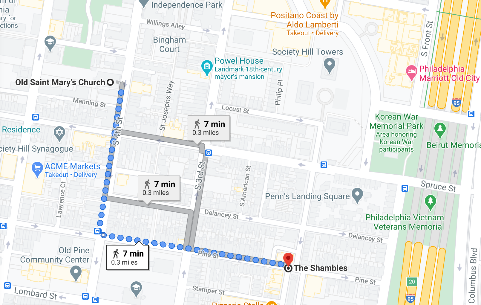 Picture of Walking and Ride Share