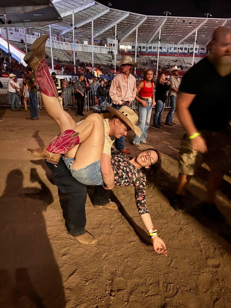 Had fun in the standing room only at one of the concerts at the Greeley Stampede.