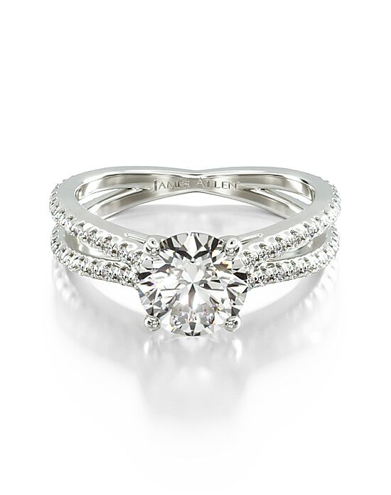 James Allen Round Cut Engagement Ring - 1