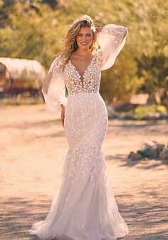Lillian West 66323 Mermaid and Trumpet Wedding Dress