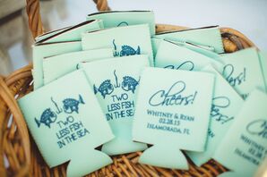 Nautical, Personalized Koozies