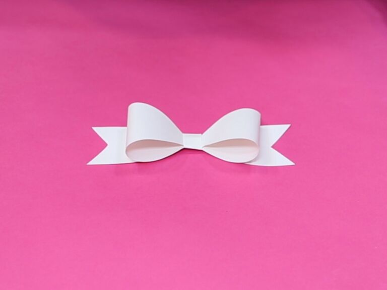 How to make a paper bow