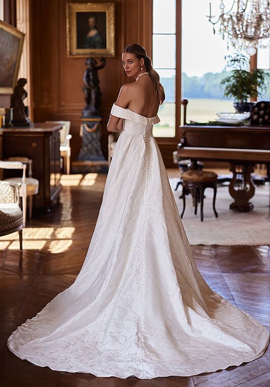 Moonlight Collection J6955 A-Line Wedding Dress - 2