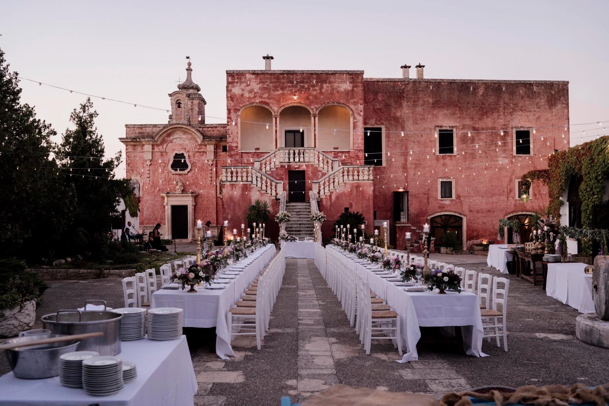 The Ultimate Destination - 
With our travel heavy relationship, we would love to have one trip with all of you included; We are so excited to celebrate our journey with you at Masseria Spina on September 12, 2026!