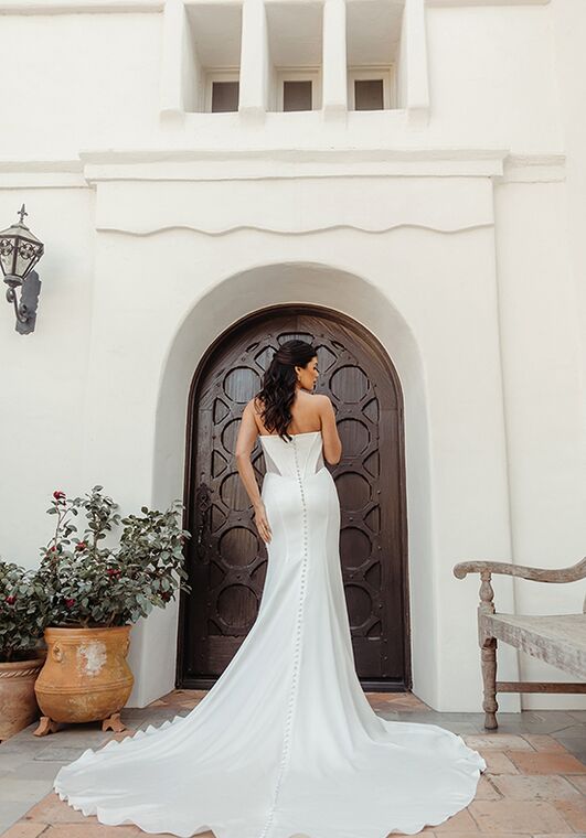 Stella York SY8161 Column Wedding Dress - 5