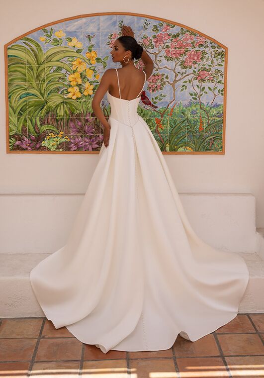 Moonlight Tango T213 A-Line Wedding Dress - 2