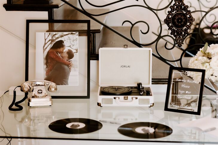 Vinyl Record Guest Book Alternative