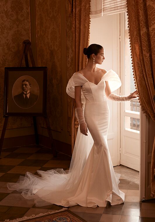 Soft flow by Ricca Sposa Atelier Aelia 25-015(3) Mermaid and Trumpet Wedding Dress - 4