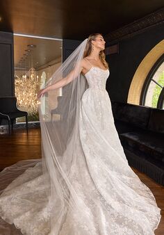 Essense of Australia D4425 A-Line Wedding Dress