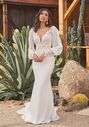 Lillian West 66265 Fit-and-Flare Wedding Dress - thumbnail - 1