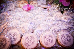 Monogrammed Cookie Wedding Favors