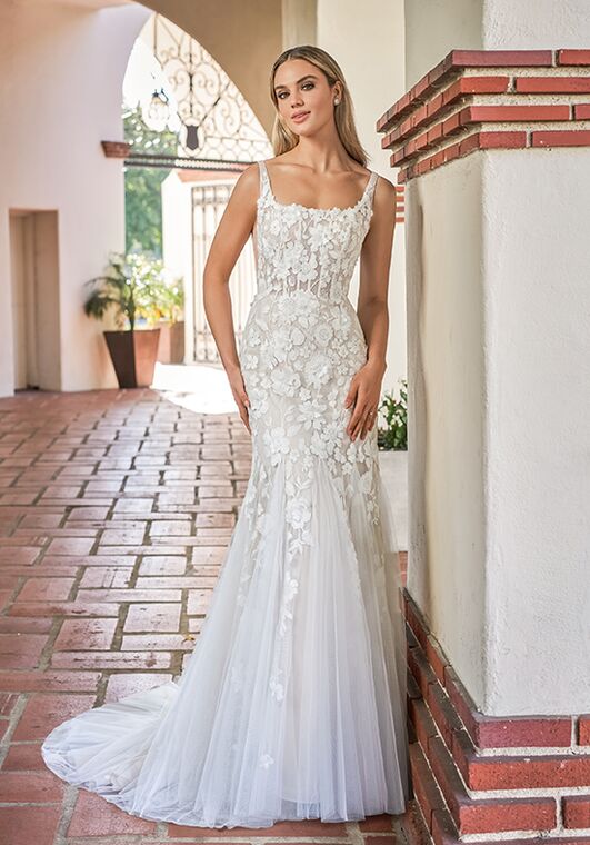 Jasmine Couture Naomi Fit-and-Flare Wedding Dress - 2
