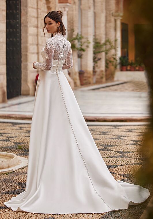 Moonlight Collection J6899 A-Line Wedding Dress - 2