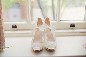Lace Bridal Booties
