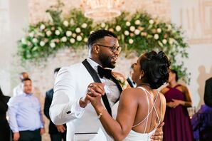 Couple Sharing First Dance  at Wrightsville Manor in Wilmington, North Carolina