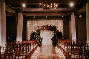 Ceremony Setup for Wedding at Front and Palmer in Philadelphia
