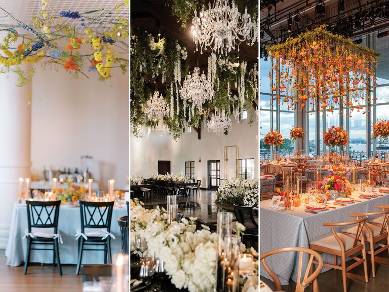 2024 hanging decor wedding trends