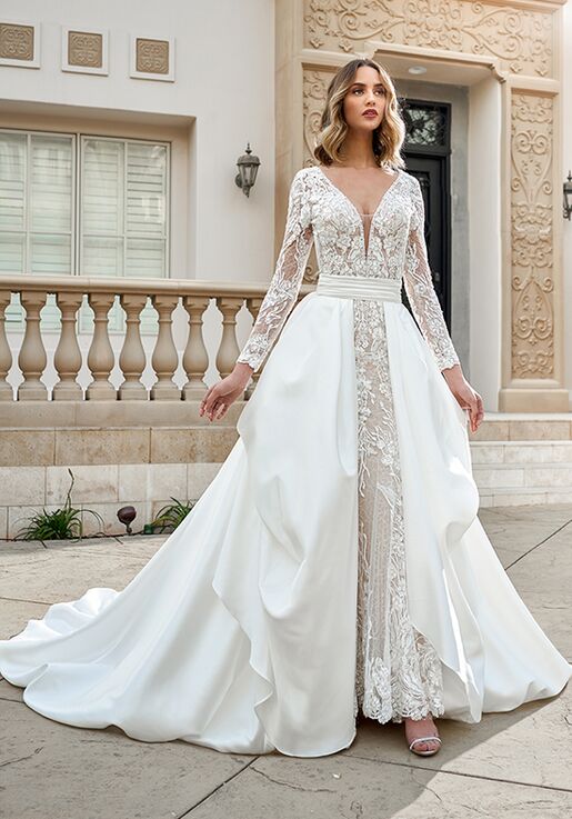 Jasmine Couture T232068 Fit-and-Flare Wedding Dress - 4