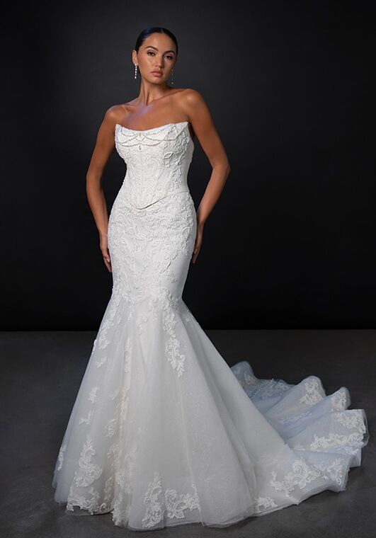 Martina Liana ML1950 Fit-and-Flare Wedding Dress - 3