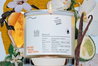 massage oil candle for couples