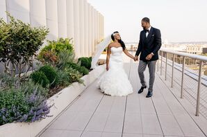 Couple Portraits on Rooftop at the Conrad in Washington, DC