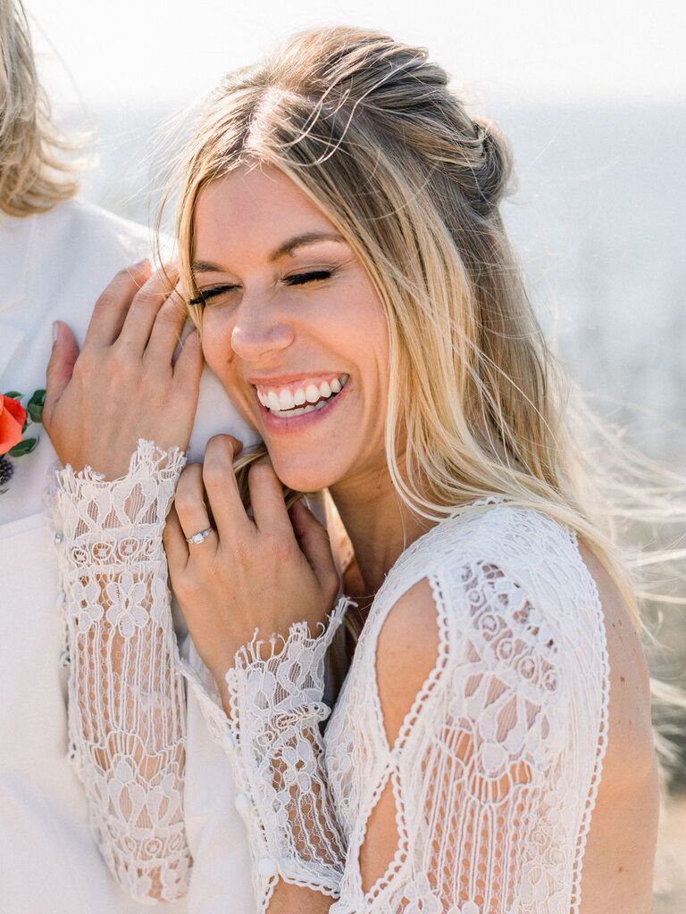 29 Half-Up, Half-Down Wedding Hairstyles to Save ASAP