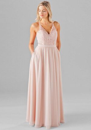 Kennedy Blue Iris V-Neck Bridesmaid Dress