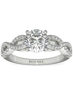 Blue Nile Round Cut Engagement Ring