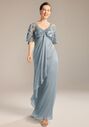 AW Bridal AW Marlena Dress Blue Mother Of The Bride Dress - thumbnail - 1