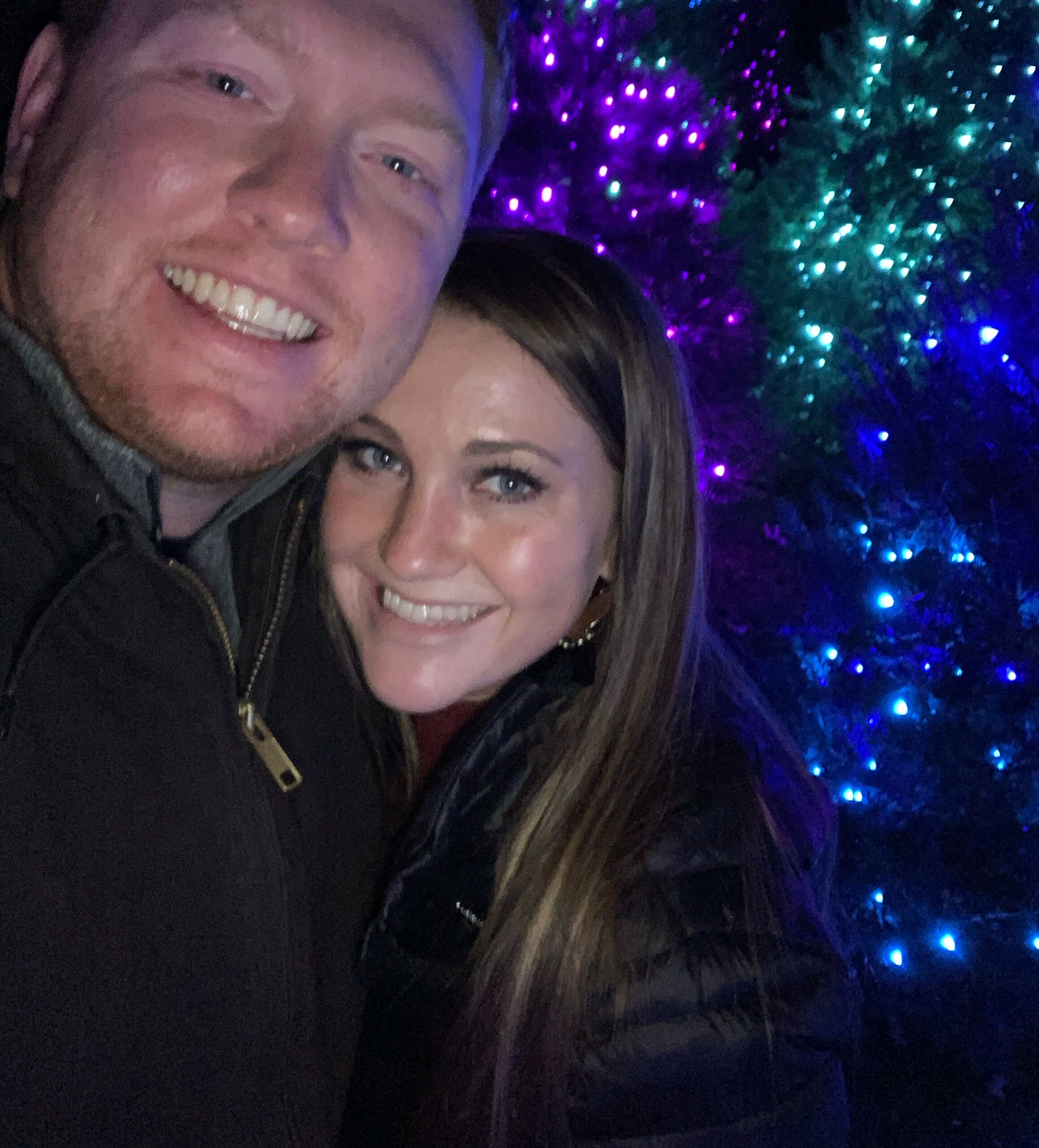 Picture of Christmas Lights at the St. Louis Botanical Gardens