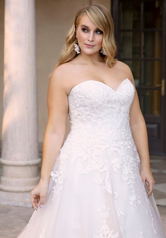 Casablanca Bridal 2383 Carmella A-Line Wedding Dress - 3