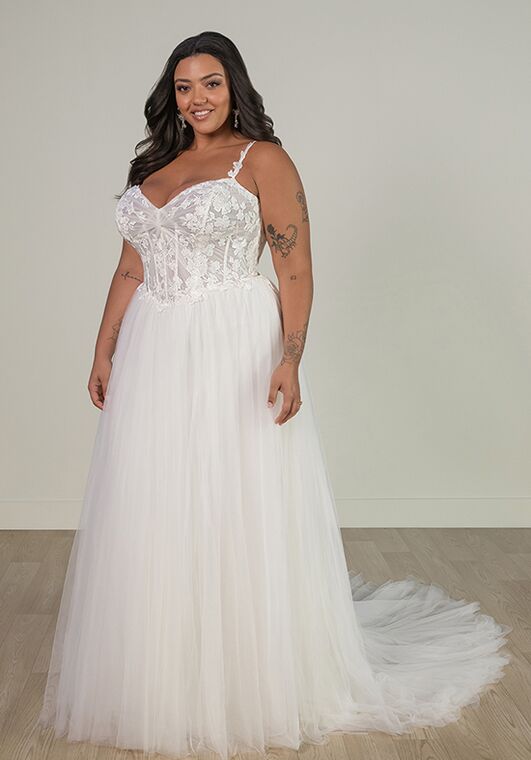 Stella York SY8113+ A-Line Wedding Dress - 4
