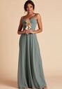 Birdy Grey Devin Convertible Dress in Sea Glass V-Neck Bridesmaid Dress - thumbnail - 3