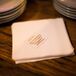 Gold Monogrammed Napkins