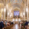 The Atrium of the Cleveland Museum of Art Was the Centerpiece of This Pink Ohio Wedding