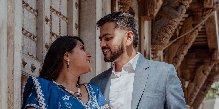 Roshni & Romit Home Page Banner
