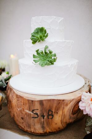 Classic White Wedding Cake