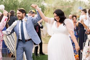 Recessional From Jewish Wedding at the Ace Hotel and Swim Club in Palm Springs