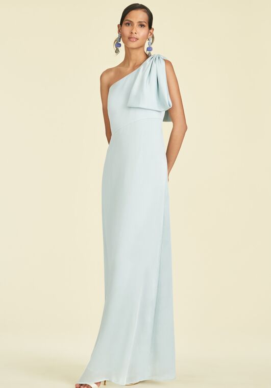 Sachin & Babi Chelsea Gown - Ice Blue One Shoulder Bridesmaid Dress - 3