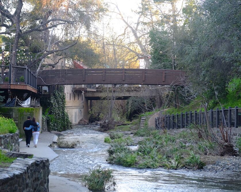 Picture of San Luis Obispo Creek, Mission, and Downtown