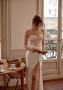 Adore by Justin Alexander Chantal Fit-and-Flare Wedding Dress - thumbnail - 2