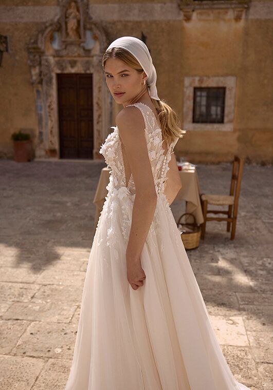Dance of Puglia by LOVE by Ricca Sposa 25-031(2) Nerina A-Line Wedding Dress - 2