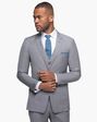 Generation Tux Gray Sharkskin Notch Lapel Suit Gray Tuxedo - thumbnail - 1