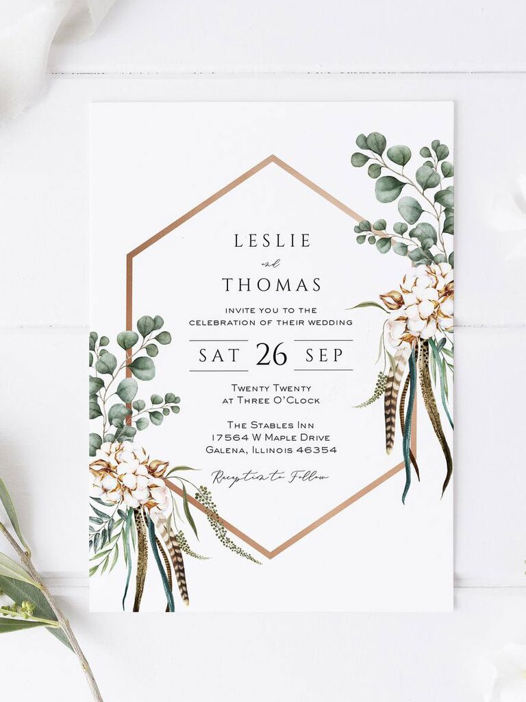 21 Wedding Invitation Templates You Can Print Yourself Intended For Blank Templates For Invitations